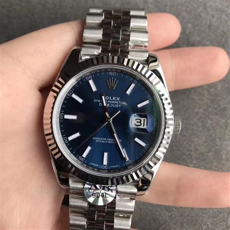 rolex blue fake